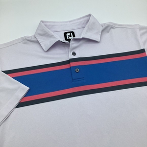 FootJoy‎ FJ Mens Short Sleeve Golf Polo White Size Large